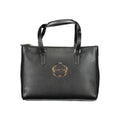 Black Polyurethane Women's Bag