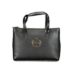Black Polyurethane Women's Bag