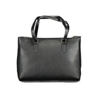 Black Polyurethane Women's Bag