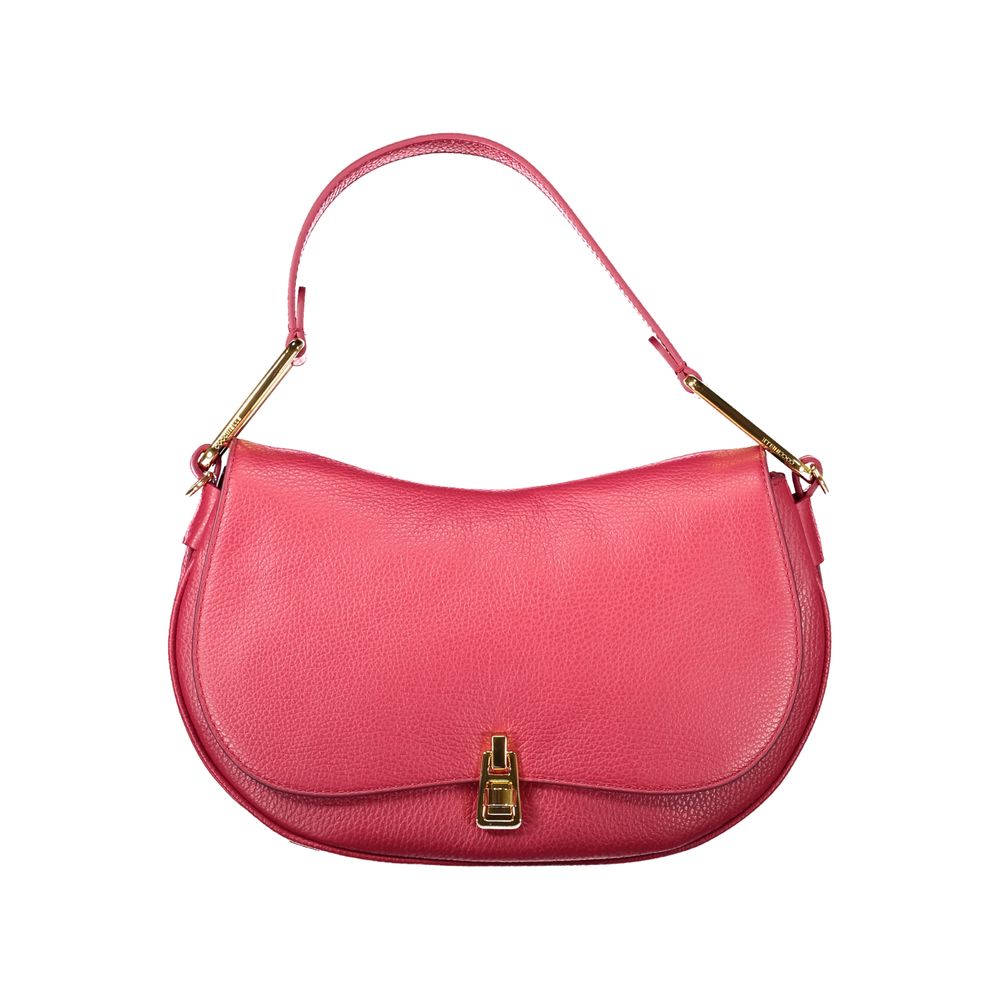 Rote Lederhandtasche für Damen