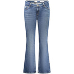 Damen-Jeans aus blauer Baumwolle
