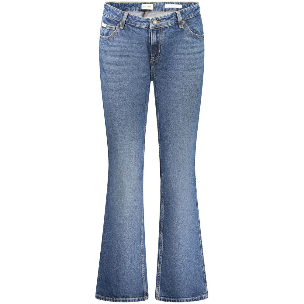 Damen-Jeans aus blauer Baumwolle