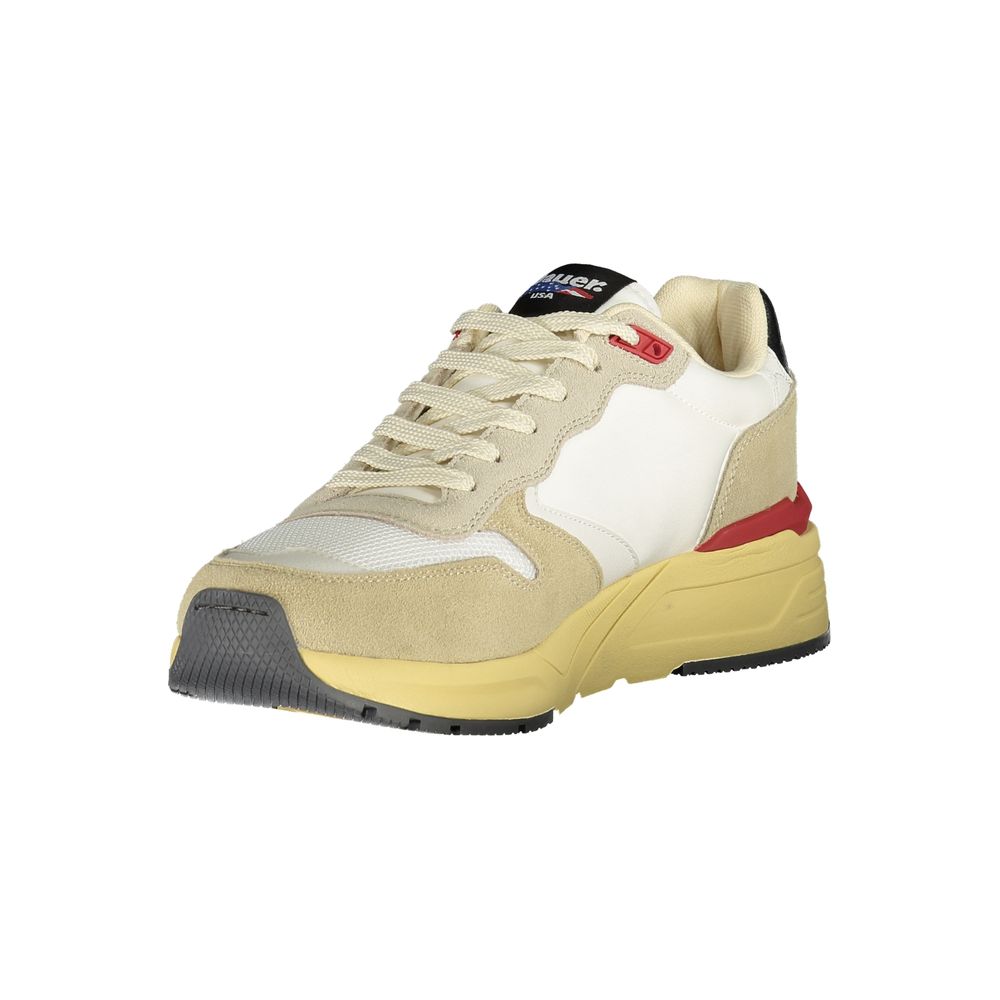 Beiger Herren-Sneaker aus Polyurethan