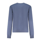 Blue Cotton Women Sweater