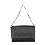 Schwarze Damenhandtasche aus Polyurethan
