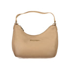 Beige Polyurethane Women's Bag
