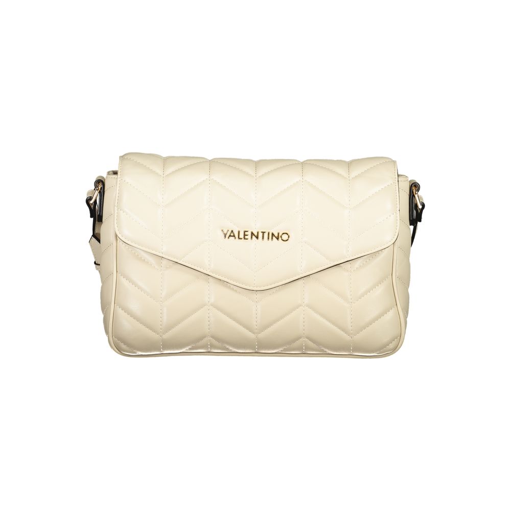 Beige Polyurethan-Damenhandtasche