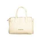 Beige Polyurethane Women's Bag