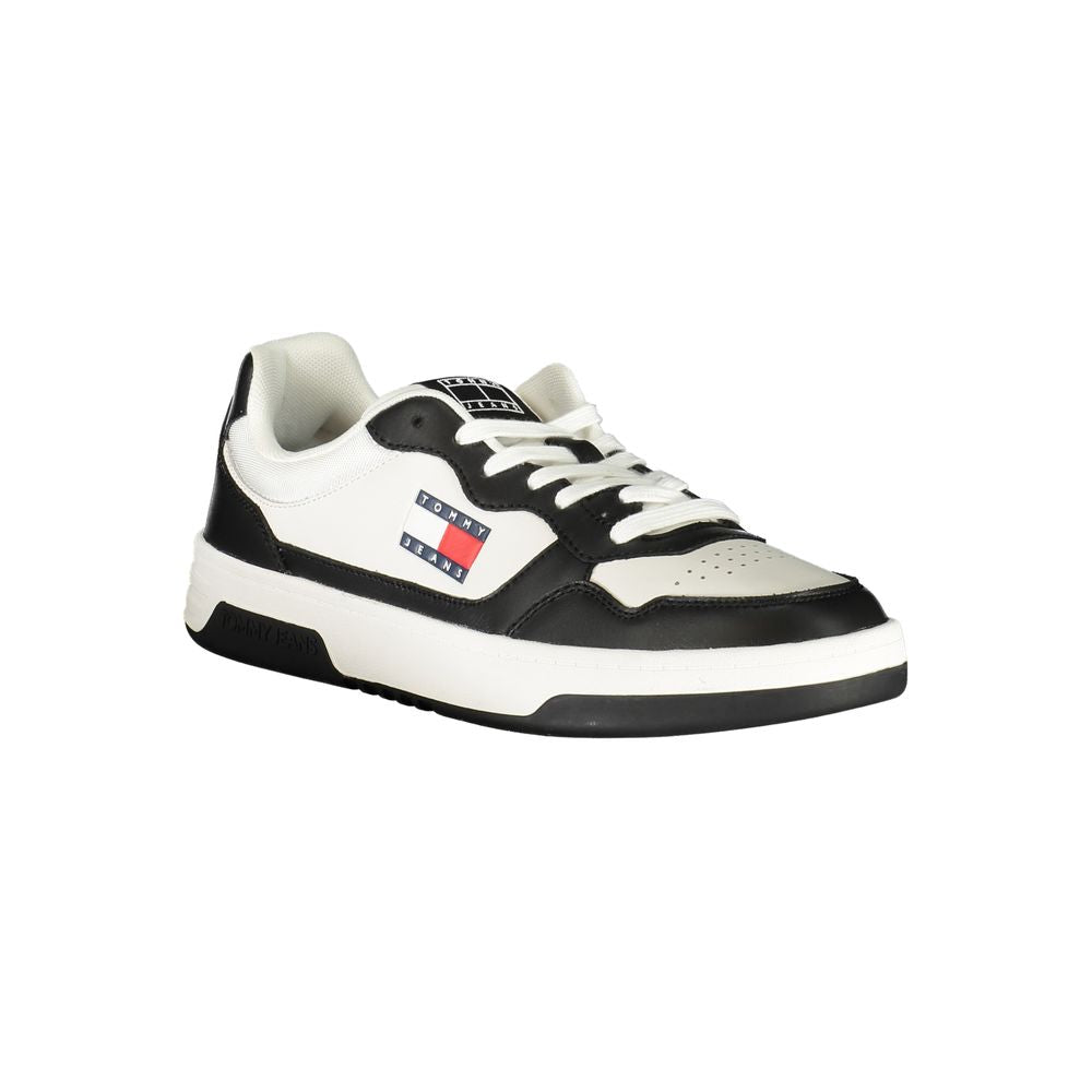Sneakers da uomo in poliuretano nero