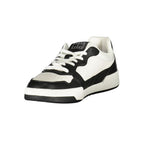 Sneakers da uomo in poliuretano nero