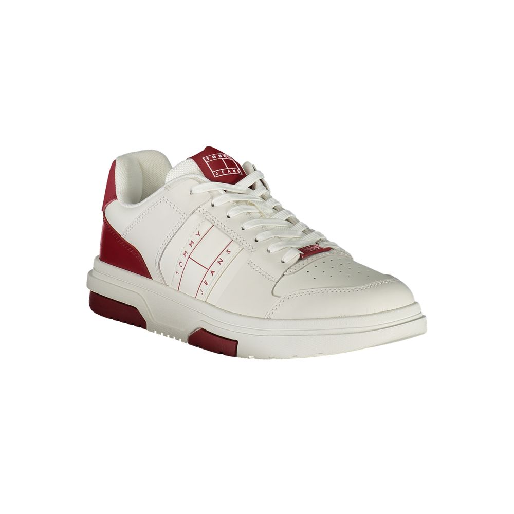 Roter Polyurethan-Herren-Sneaker