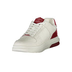Roter Polyurethan-Herren-Sneaker