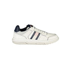 Blue Polyurethane Men Sneaker