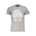 Grey Cotton Men T-Shirt