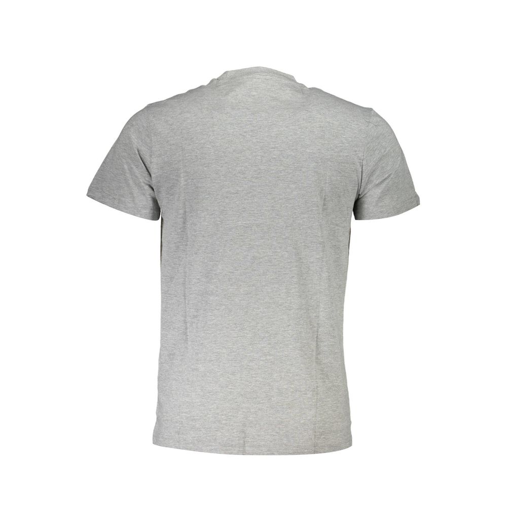 Grey Cotton Men T-Shirt