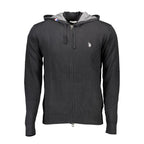 Maglione da uomo in cotone nero