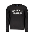 Schwarzes Baumwoll-Sweatshirt für Herren
