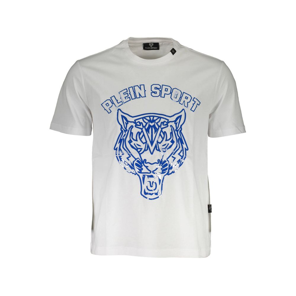 Weißes Baumwoll-Herren-T-Shirt