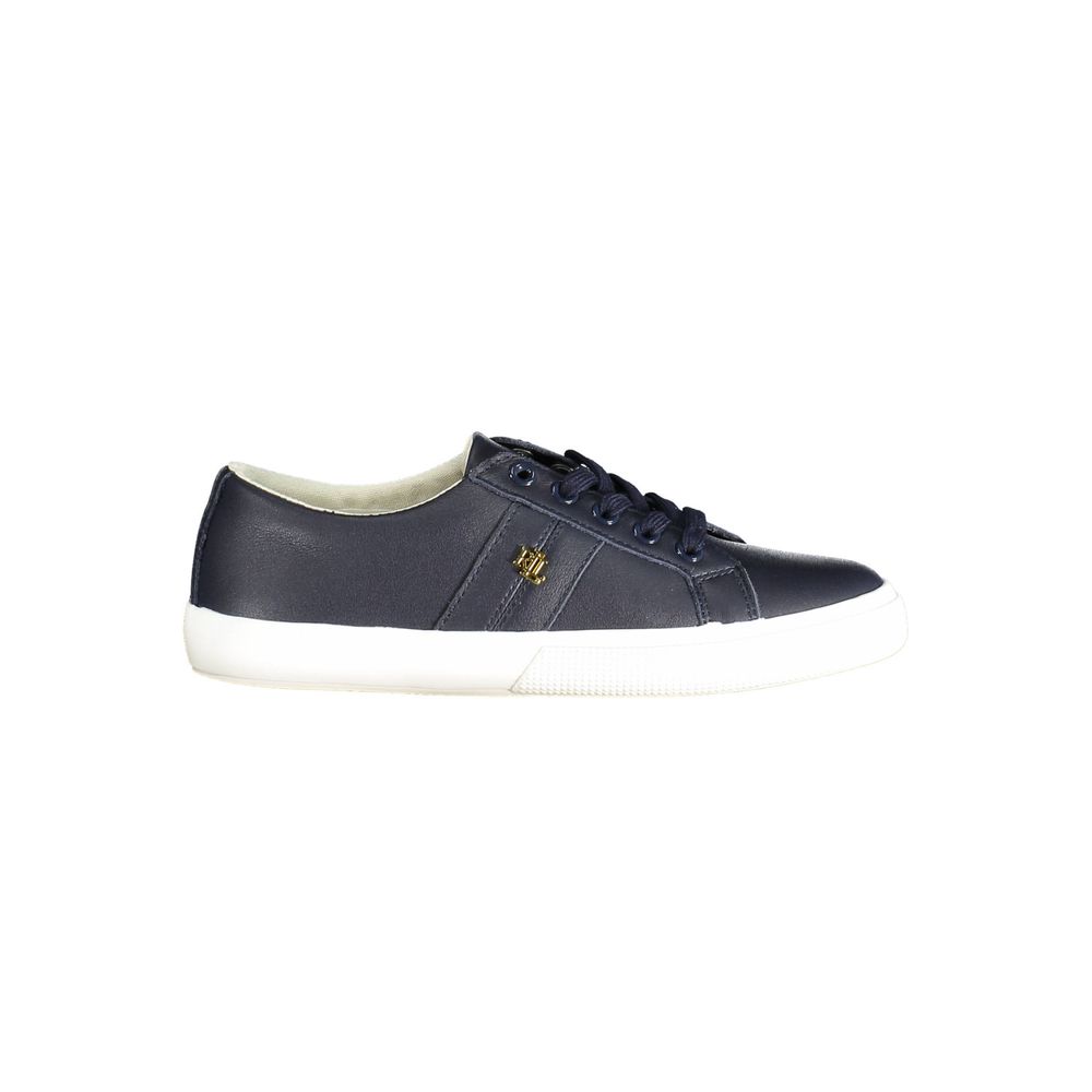 Damen-Sneaker aus blauem Leder