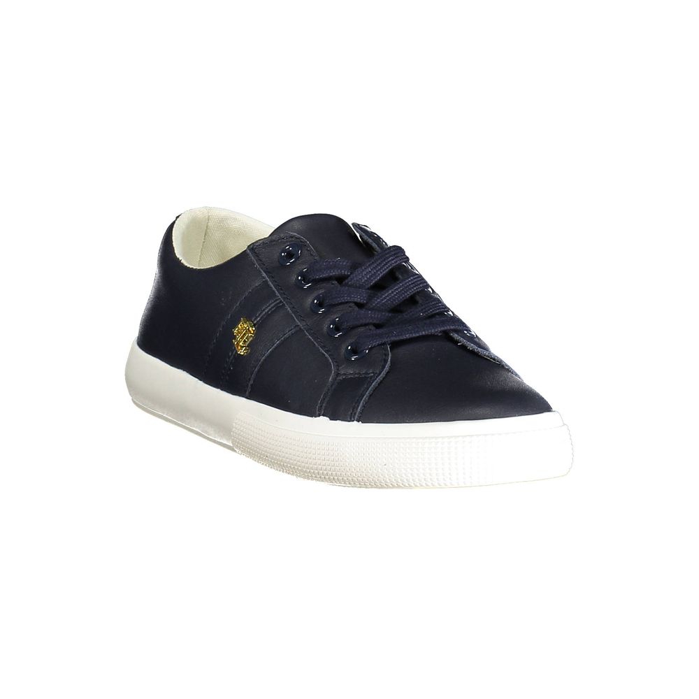 Damen-Sneaker aus blauem Leder