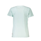 Azzurro Cotton Women T-Shirt