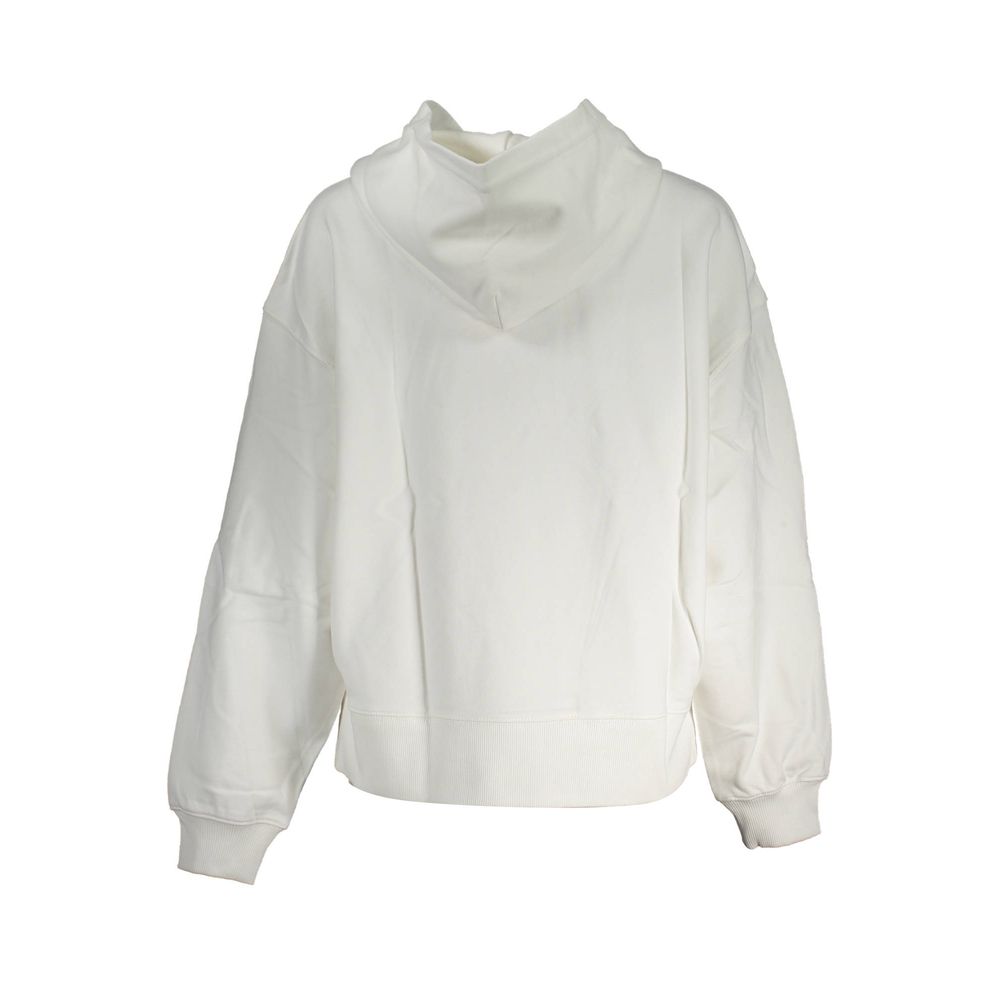 Weißer Damenpullover aus Baumwolle