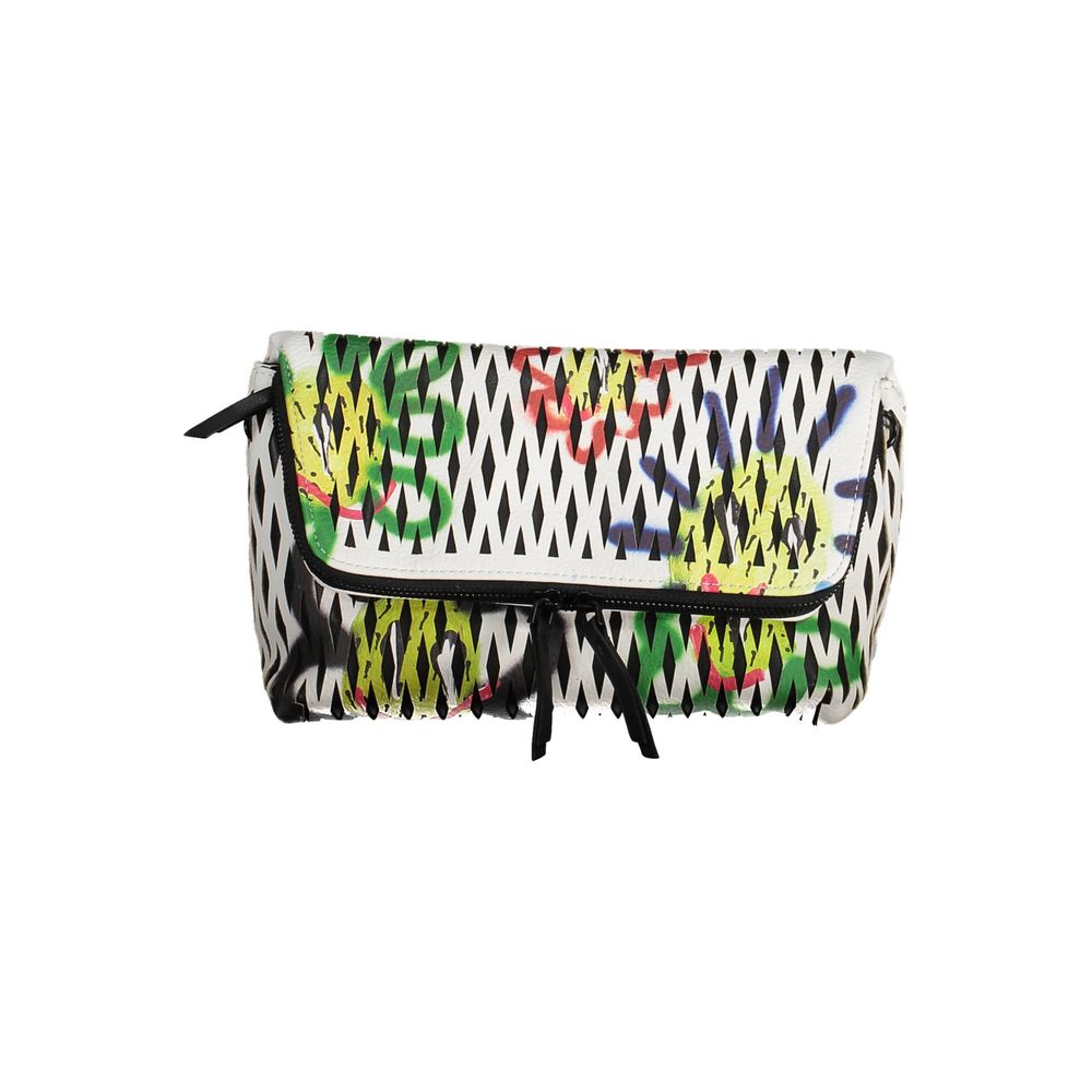 Weiße Damenhandtasche aus Polyurethan