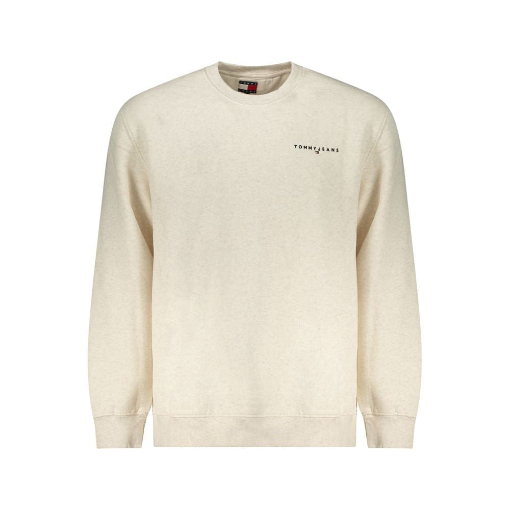 Beiges Baumwoll-Herren-Sweatshirt