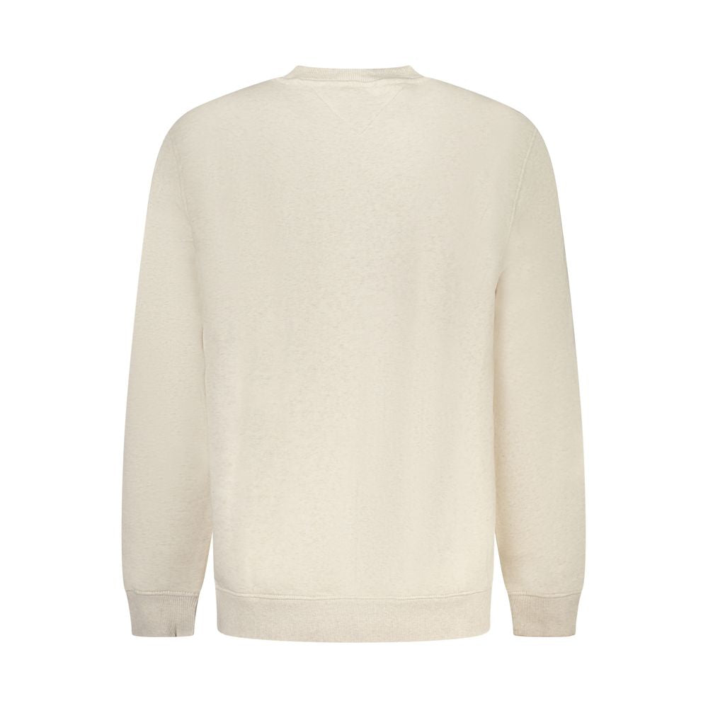 Beiges Baumwoll-Herren-Sweatshirt