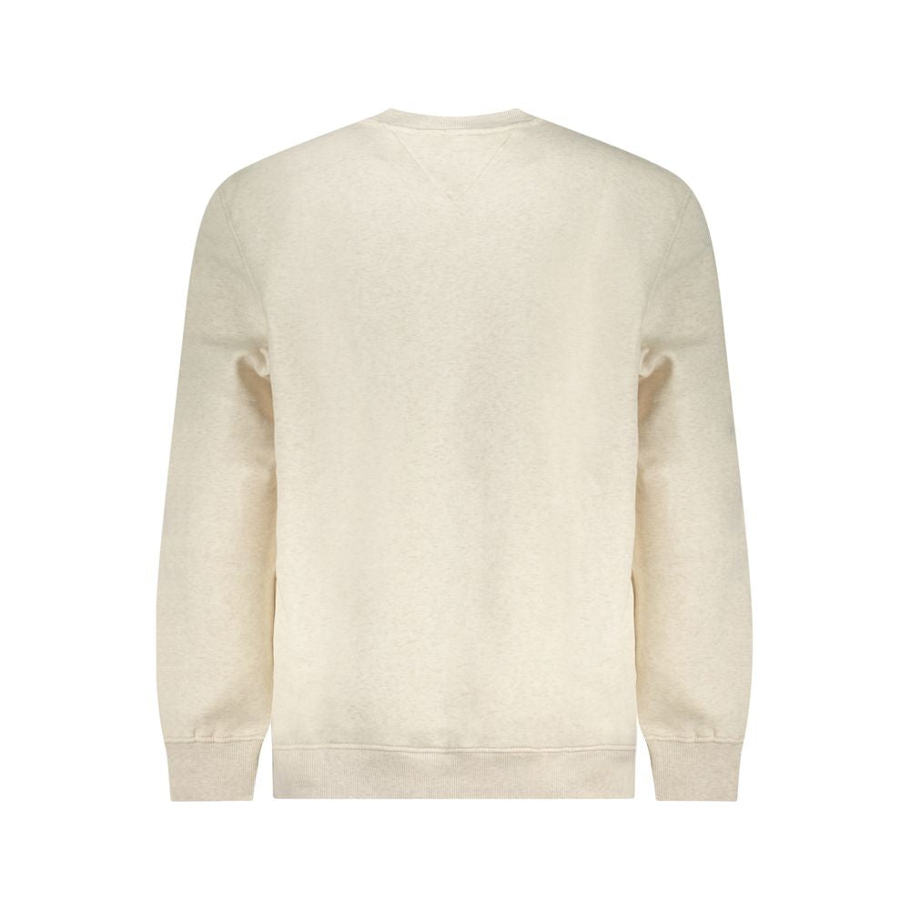 Beiges Baumwoll-Herren-Sweatshirt