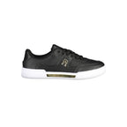 Schwarze Polyester Damen Sneaker