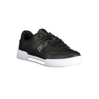 Schwarze Polyester Damen Sneaker