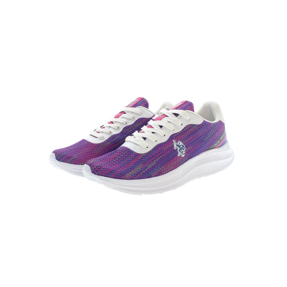 Violet Polyester Women's Sneaker