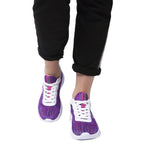 Violet Polyester Women's Sneaker