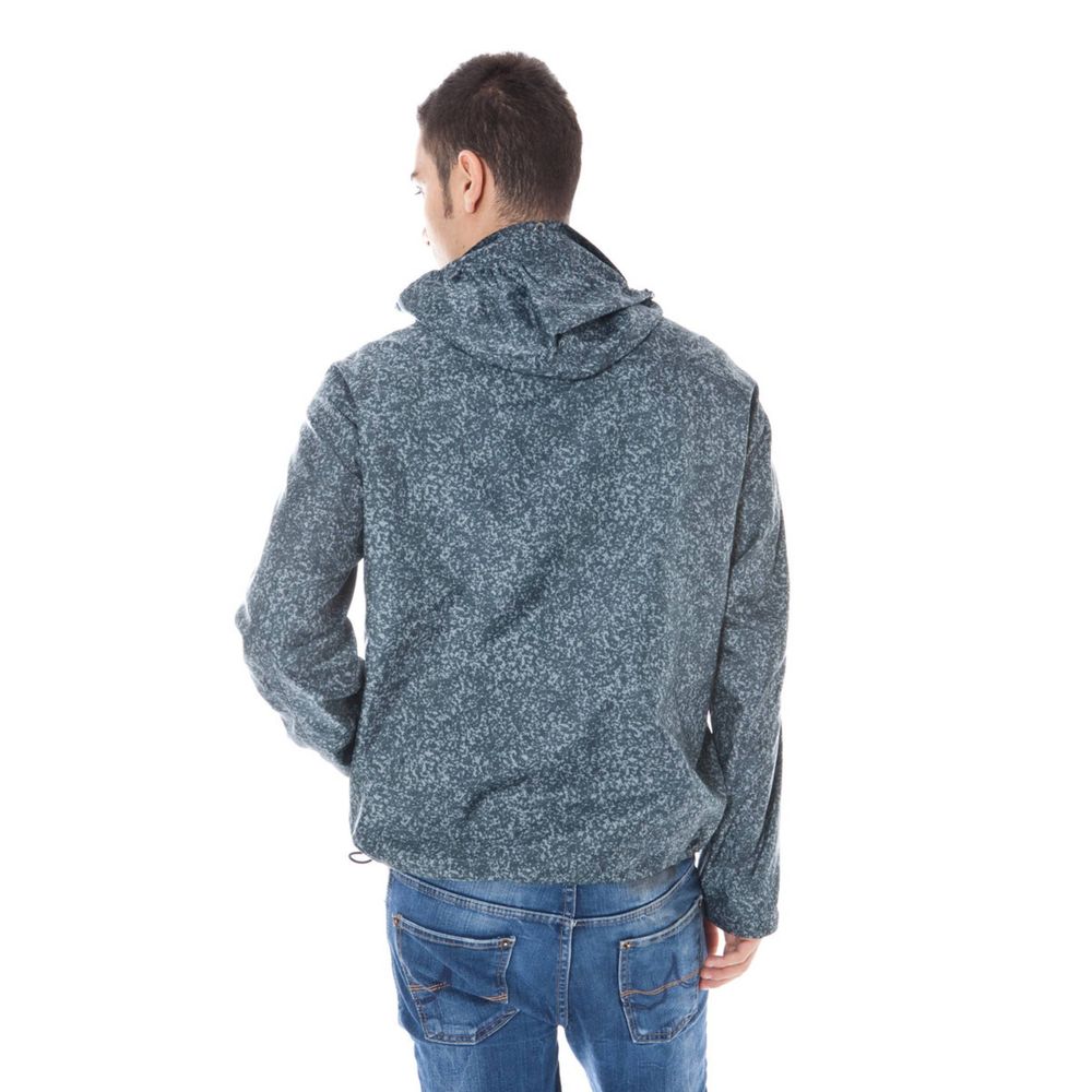 Graue Herrenjacke aus Polyamid