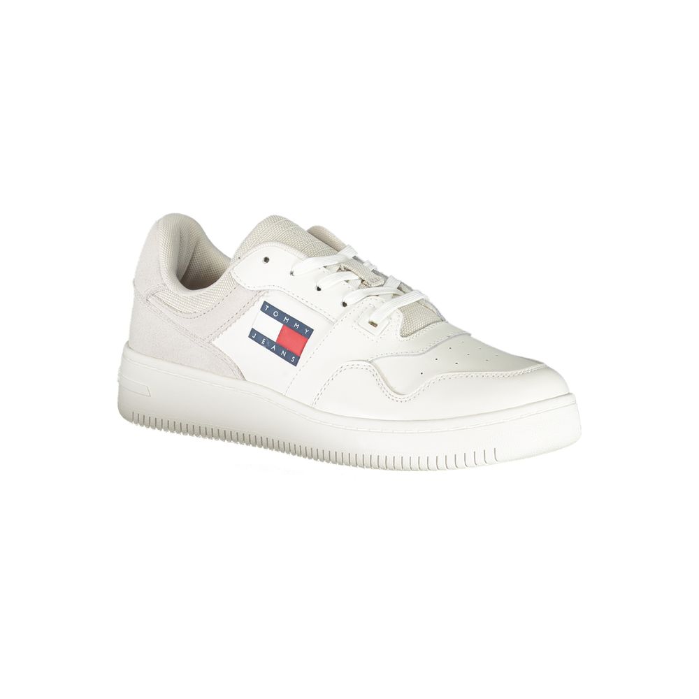 Weißer Leder-Sneaker für Damen