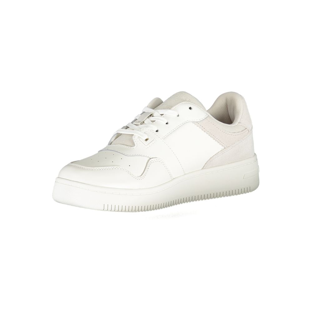Weißer Leder-Sneaker für Damen