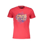 Rotes Baumwoll-Herren-T-Shirt