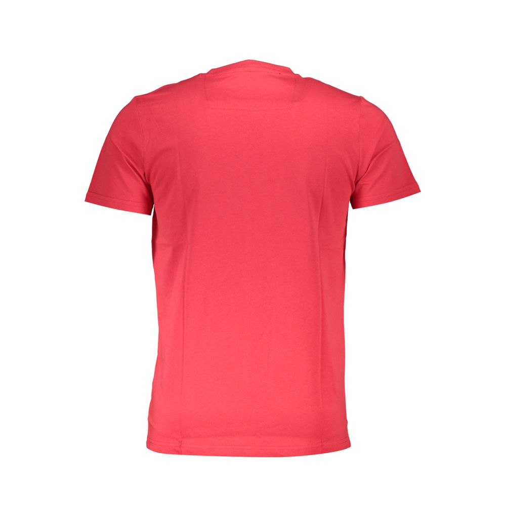 Rotes Baumwoll-Herren-T-Shirt