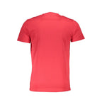 Rotes Baumwoll-Herren-T-Shirt