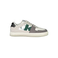 White Polyester Men's Sneaker