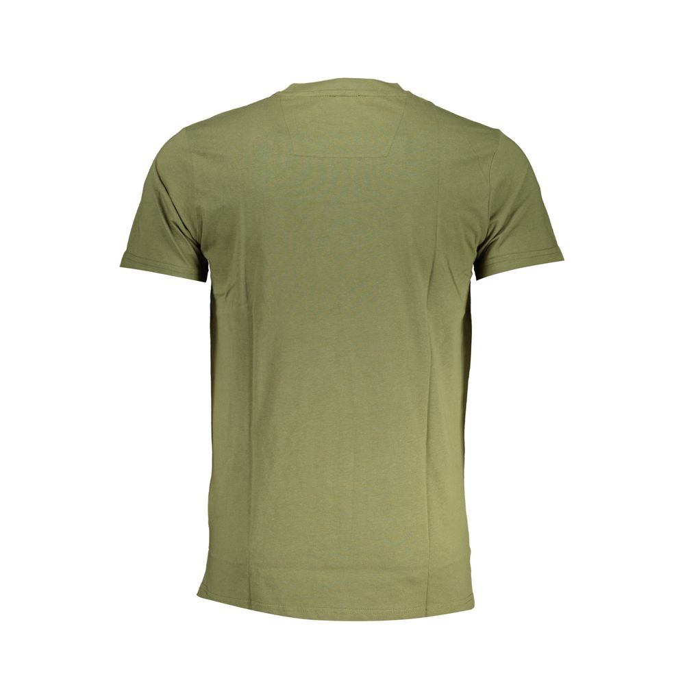 Grünes Baumwoll-Herren-T-Shirt