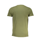 Grünes Baumwoll-Herren-T-Shirt