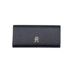 Blue Polyurethane Women Wallet