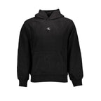 Herren-Kapuzenpullover aus schwarzer Baumwolle