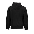 Herren-Kapuzenpullover aus schwarzer Baumwolle