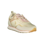 Beige Polyurethan Damen-Sneaker