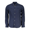 Camicia da uomo in cotone bianco