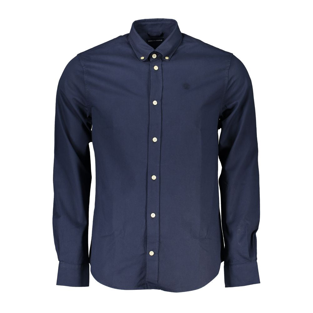 Camicia da uomo in cotone bianco