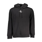 Black Cotton Men's Sweater Hoodie